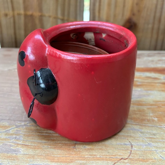 Rocket Farms Puffy Lovebug Ladybug Mini Planter - Picture 2 of 7